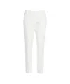 Pinko White Skinny Trouser In White