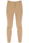 Pinko Bello Cigarette Pants In Brown