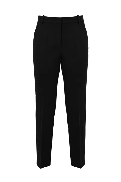 Pinko Bello Cigarette Trousers In Black
