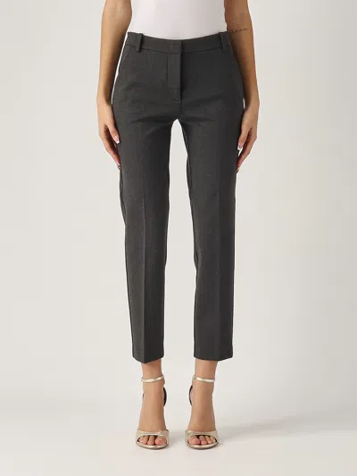 Pinko Bello Pantalone Trousers In Gray