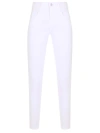 Pinko Tailored Trousers Cropped Length In White
