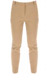Pinko Bello Cigarette Pants In Camel