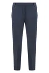 Pinko Women's Bello Straight-leg Trousers In Blue