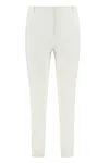Pinko Bello Straight-leg Trousers In White
