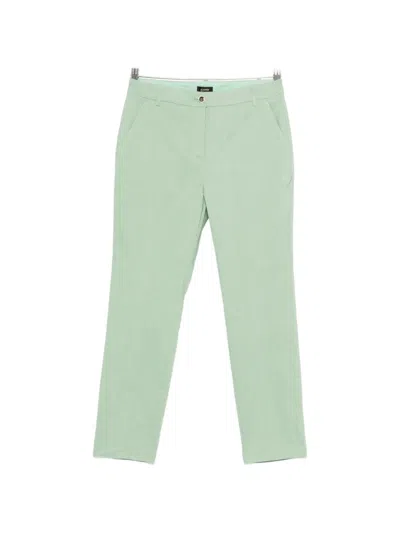Pinko Bello Straight-leg Trousers In Green