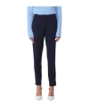 Pinko Bello Stretch Viscose Trousers In Black