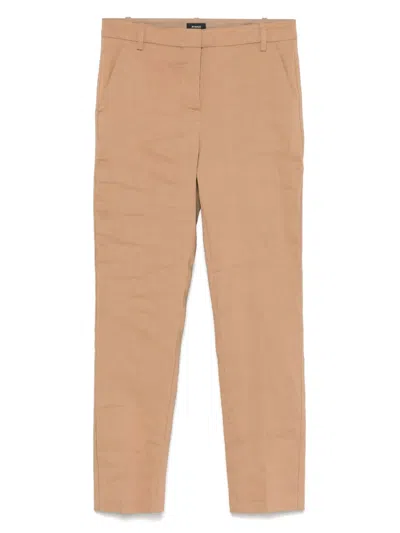 Pinko Bello Trousers In Brown