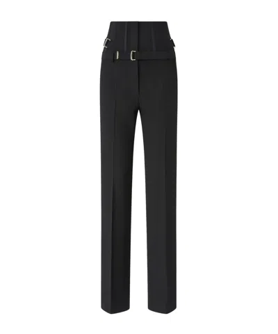 Pinko Belt Detail Track Pants In Black