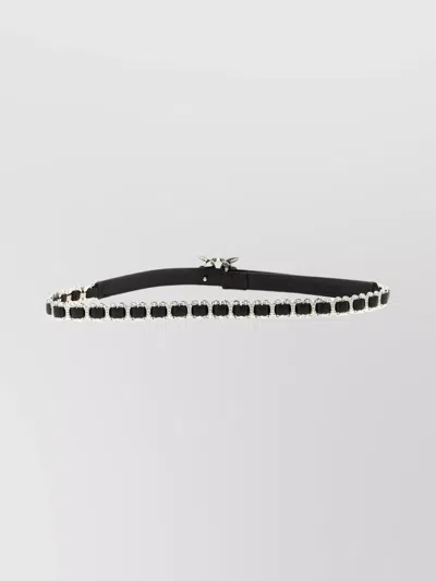Pinko Belt Featuring Love Birds Design In Black
