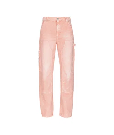 Pinko Belt-loop Casual Pants In Nude