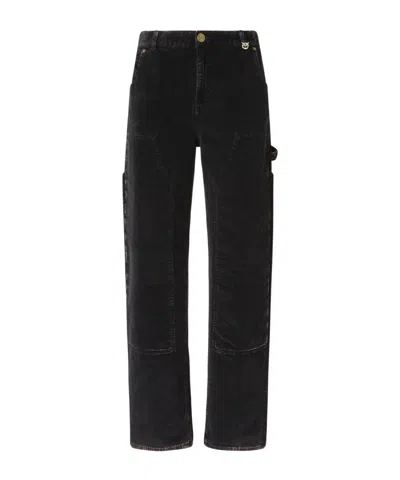Pinko Belt Loop Jeans In Black