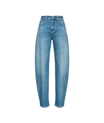 Pinko Belt-loop Jeans In Blue