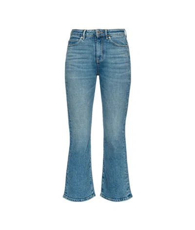 Pinko Belt-loop Jeans In Blue
