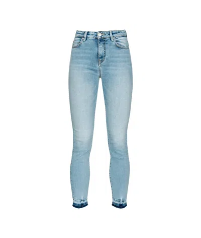 Pinko Belt-loop Jeans In Blue