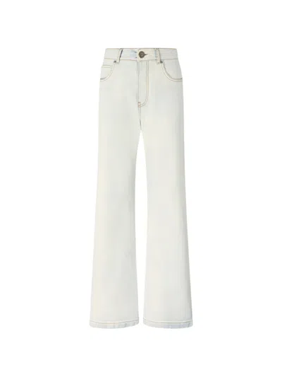 Pinko Belt-loop Pocket Jeans In White
