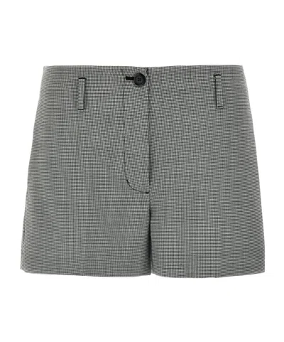 PINKO PINKO NEVI CHECKED SHORTS