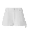 Pinko Belt-loop Shorts In White
