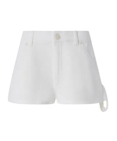 Pinko Belt-loop Shorts In White