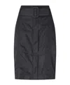 Pinko Belted Pencil Skirt In Black