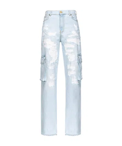 Pinko Belt Loop With Jeans In Blue