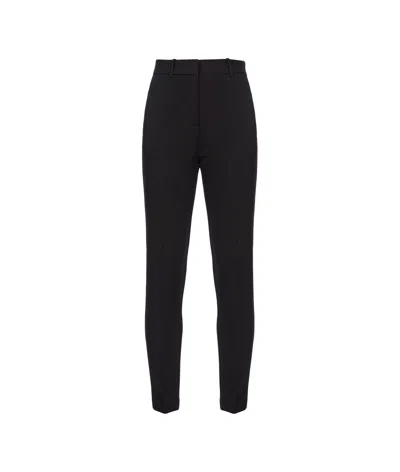Pinko Belt Loops Slacks In Black