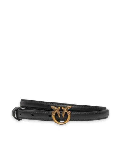 Pinko Belt  Love Berry Woman Black Leather - 102148-a0f1-z99q-m