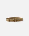 Pinko Belt With Colored Buckle 3cm In Plantation-color Block