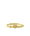 Pinko Belt With Leather-covered Buckle, 3 Cm In Yellow