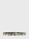 Pinko Python Belt Adjustable Length Snake Print Studs In Animal Print