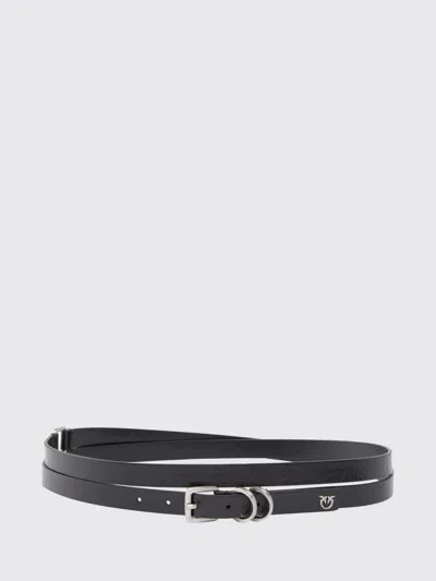 PINKO PINKO LOVE BIRDS LEATHER BELT