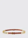 Pinko Chain Insert Belt Belts Brown In Brown