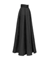 Pinko Belted A-line Skirt In Black