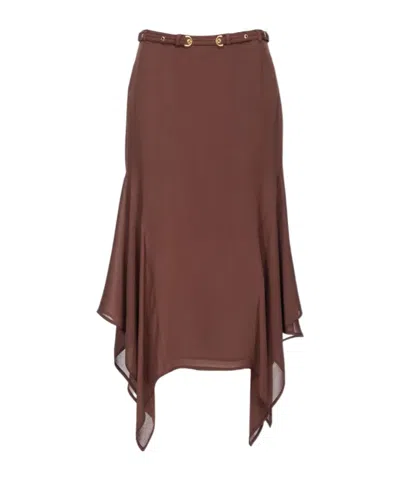 PINKO PINKO FLOWING SKIRT