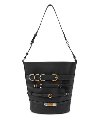 Pinko Belted Bucket Bag