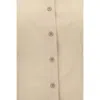 Pinko Belted Habotai Shirt In Neutral