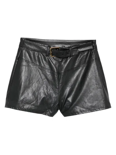 Pinko Kids' Belted Shorts In Black
