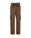 Pinko Belted Straight-leg Trousers