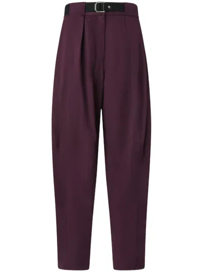 Pinko Belted Tapered Trousers