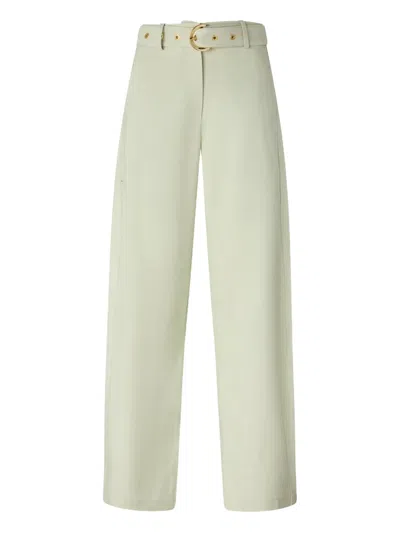 Pinko Trousers Quasi Acquamar In Gray