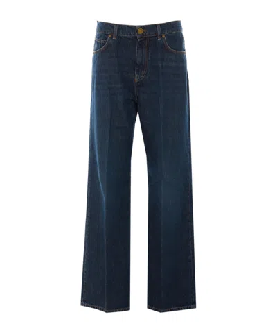 Pinko Belt-loop Jeans In Blue