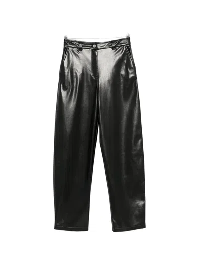 Pinko Belt-loop Pocket Trousers In Black