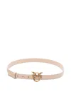 Pinko Beige Love Birds Buckle Belt