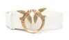Pinko Love Birds Thin Leather Belt