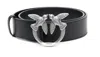 Pinko Love Birds Leather Belt