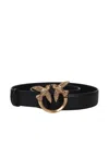 Pinko Love Birds Belt In Black