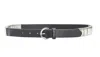 Pinko Belt With Metal Loops In Black