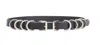 Pinko Belt With Metal Loops In Black