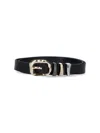 Pinko Leather Belt In Black