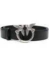 Pinko Genuine Leather Stylish Belt In Black