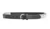 Pinko Belt With Metal Loops In Black